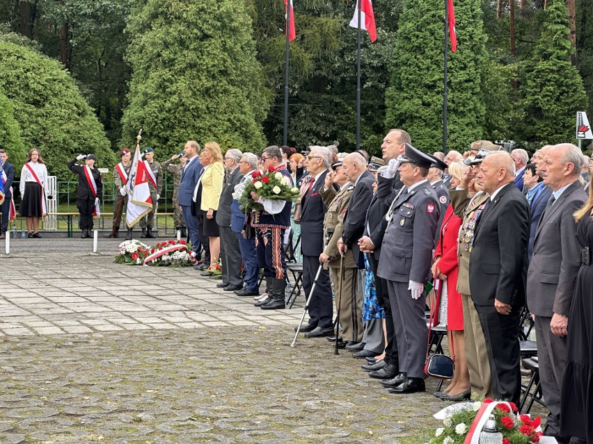 Odsłonięcie tablicy upamiętniającej ppłk. Władysława Kiełbasę . Fot. Szymon Kwiatkowski/ Dziennik Zachodni