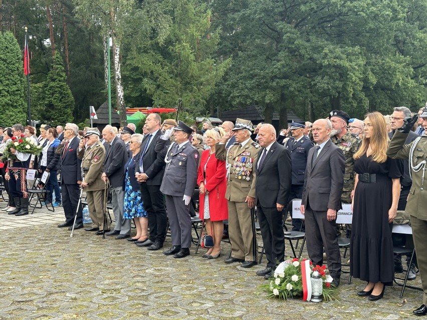 Odsłonięcie tablicy upamiętniającej ppłk. Władysława Kiełbasę . Fot. Szymon Kwiatkowski/ Dziennik Zachodni