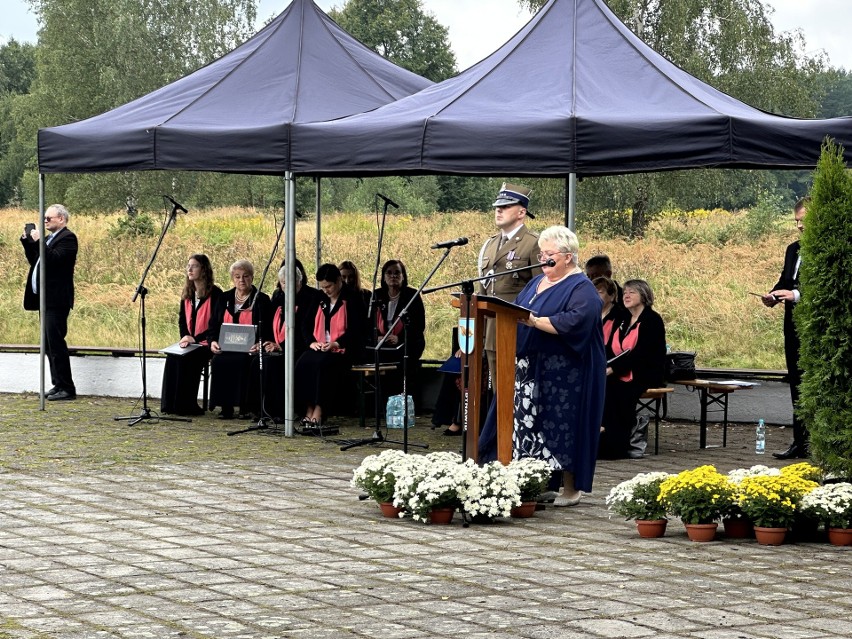 Odsłonięcie tablicy upamiętniającej ppłk. Władysława Kiełbasę . Fot. Szymon Kwiatkowski/ Dziennik Zachodni