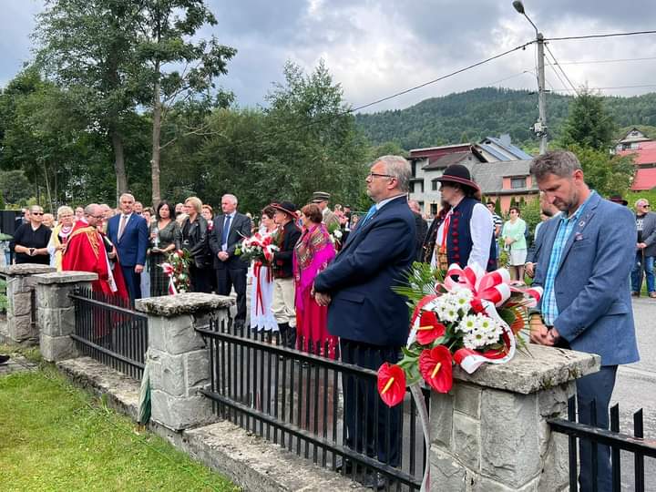 Upamiętnienie ofiar niemieckiej zbrodni w Kamesznicy, 3 września 2023