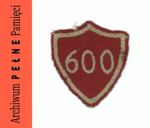 Tarcza szkolna nr 600; brak dokładnej nazwy szkoły (Kamionka Strumiłowa)