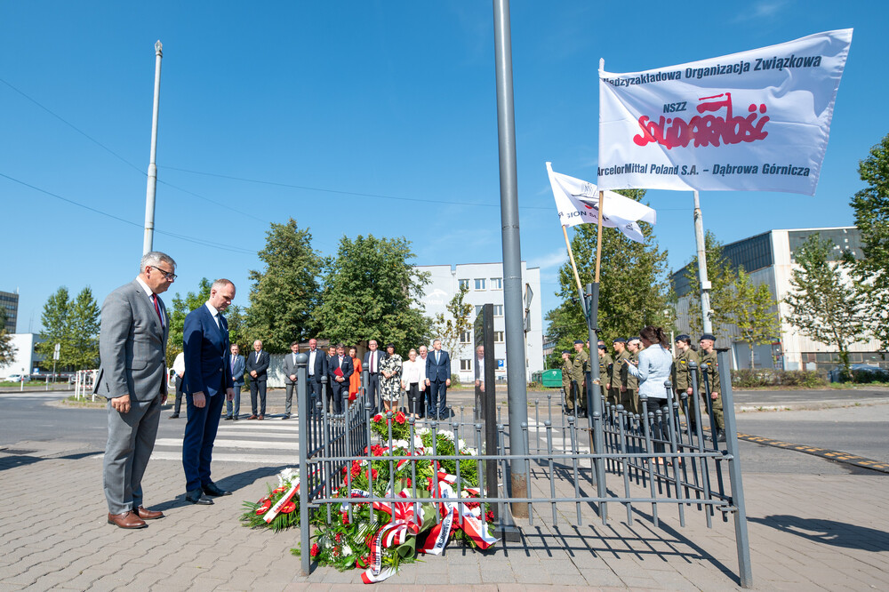 43. rocznica podpisania Porozumienia Katowickiego – Dąbrowa Górnicza, 11 września 2023. Fot.: K. Łojko