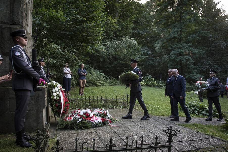 91 rocznica tragicznej śmierci Franciszka Żwirki i Stanisława Wigury w Cierlicku (Czechy). fot. Krzysztof Liszka/IPN