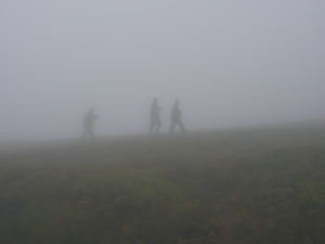Bieg na orientację – we mgłe.