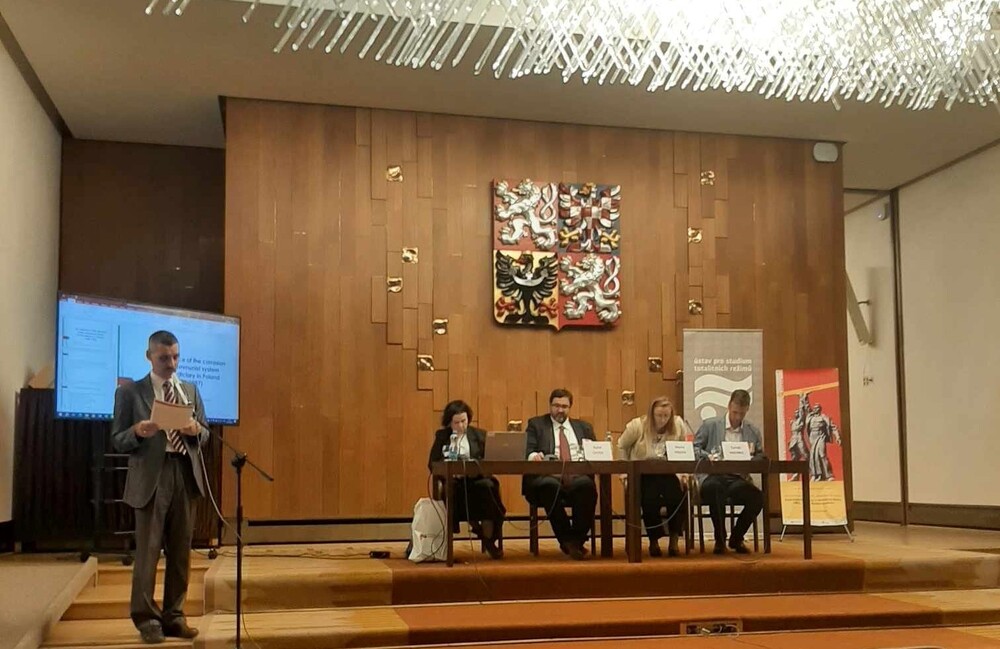 Międzynarodowa konferencja „Communist Parties in the Soviet Bloc in 1981–1985. Corrosion of the system” w Pradze (Czechy). fot. archiwum dr. hab. Rafała Łatki