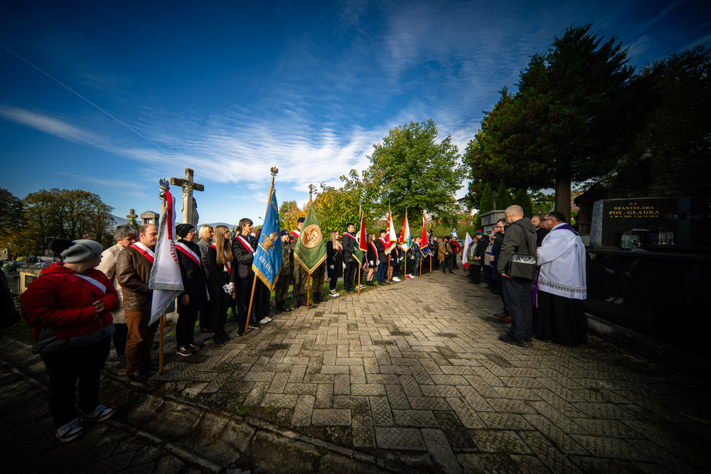 Uroczystość oznaczenia grobu powstańca śląskiego Tadeusza Jänicha znakiem pamięci „Tobie Polsko“. Fot.: IPN K. Łojko