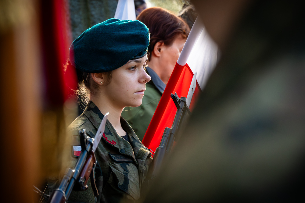 Uroczystość oznaczenia grobu powstańca śląskiego Tadeusza Jänicha znakiem pamięci „Tobie Polsko“. Fot.: IPN K. Łojko