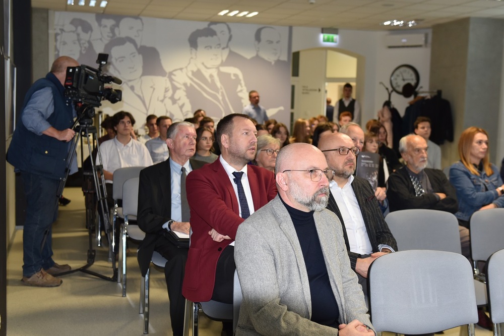 Prezentacja monety okolicznościowej „Sowiecka agresja na Polskę – 17 IX 1939 r.”. Fot. Monika Kobylańska/IPN