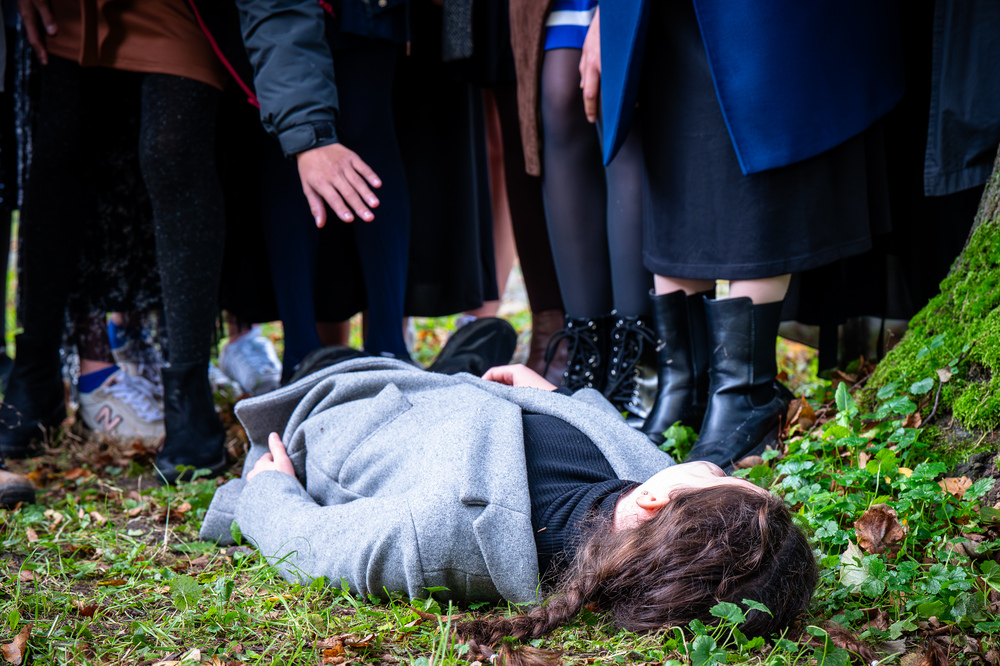 Uroczystość oznaczenia grobu powstańca śląskiego znakiem pamięci „Tobie Polsko” – Piasek, 24 października 2023. Fot.: IPN K. Łojko