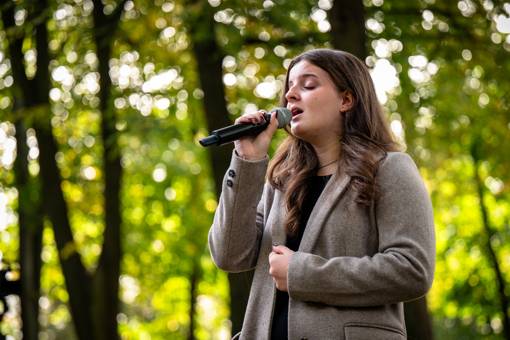 Uroczystość oznaczenia grobu powstańca śląskiego znakiem pamięci „Tobie Polsko” – Piasek, 24 października 2023. Fot.: IPN K. Łojko