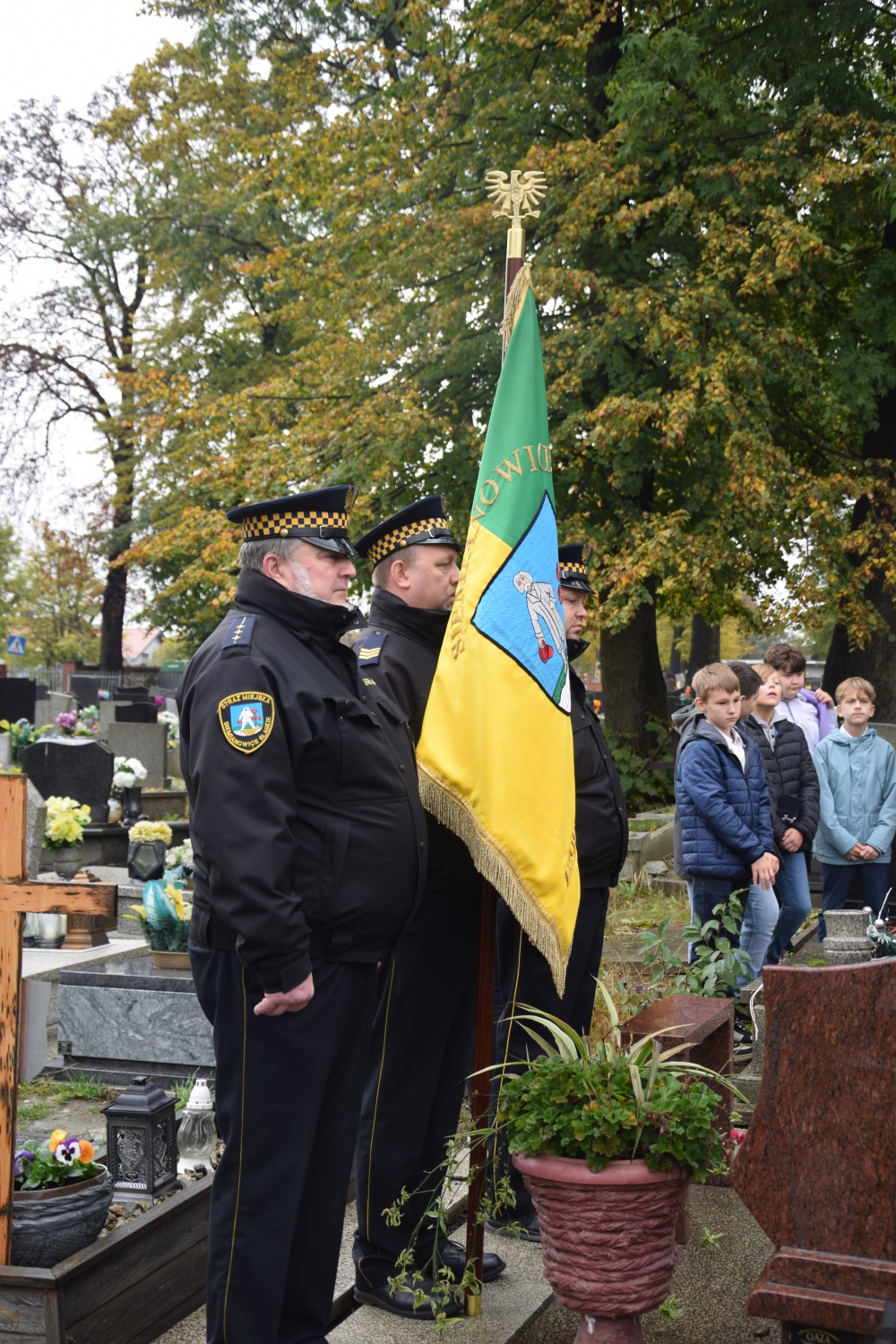 Uroczystość oznaczenia grobu powstańca śląskiego śp. Aleksandra Henkela znakiem pamięci „Tobie Polsko”. Fot. Danuta Mikoda/IPN