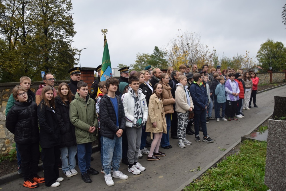 Uroczystość oznaczenia grobu powstańca śląskiego śp. Aleksandra Henkela znakiem pamięci „Tobie Polsko”. Fot. Danuta Mikoda/IPN