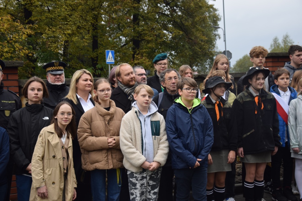 Uroczystość oznaczenia grobu powstańca śląskiego śp. Aleksandra Henkela znakiem pamięci „Tobie Polsko”. Fot. Danuta Mikoda/IPN