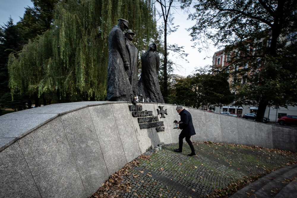 Pamiętamy o zmarłych – Katowice, 30 października 2023. Fot.: IPN K. Łojko