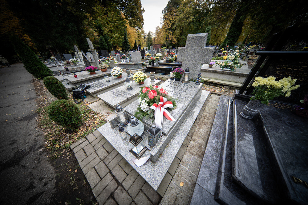 Pamiętamy o zmarłych – Katowice, 30 października 2023. Fot.: IPN K. Łojko