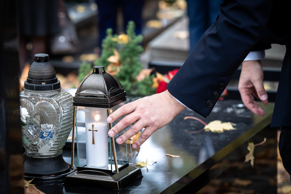 Pamiętamy o zmarłych – Katowice, 30 października 2023. Fot.: IPN K. Łojko