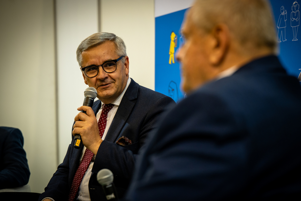 Promocja książki Michała Lutego „Dziesięć lat w Śląsko-Dąbrowskiej »Solidarności«. Wspomnienia z lat 1980–1990“. Fot. Krzysztof Łojko/IPN