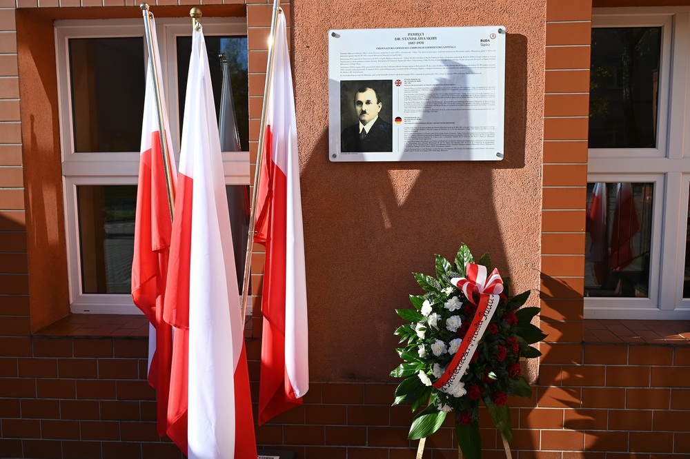 Upamiętniono Stanisława Skibę w Rudzie Śląskiej. fot. UM Ruda Śląska