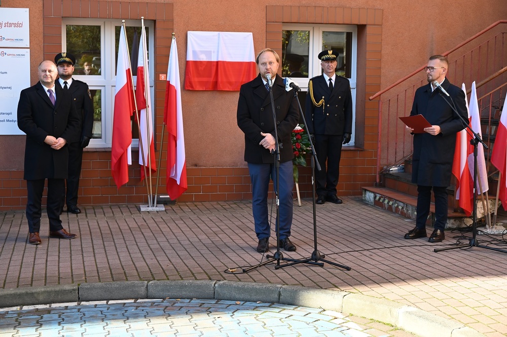 Upamiętniono Stanisława Skibę w Rudzie Śląskiej. fot. UM Ruda Śląska