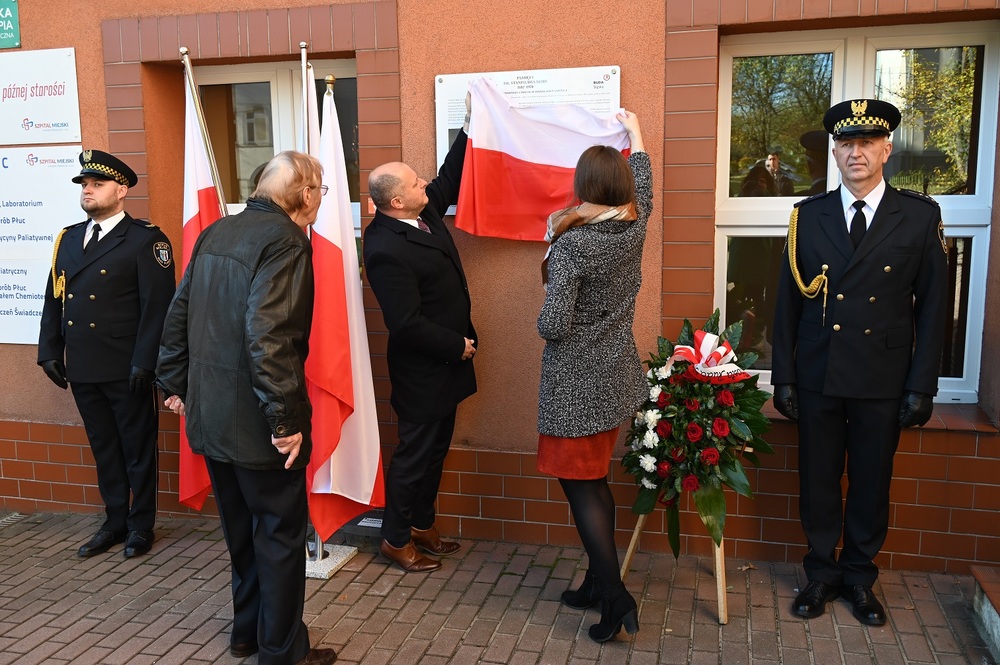 Upamiętniono Stanisława Skibę w Rudzie Śląskiej. fot. UM Ruda Śląska
