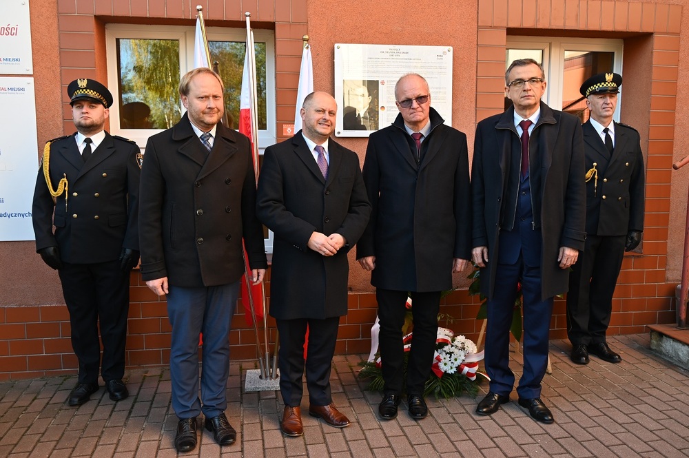 Upamiętniono Stanisława Skibę w Rudzie Śląskiej. fot. UM Ruda Śląska