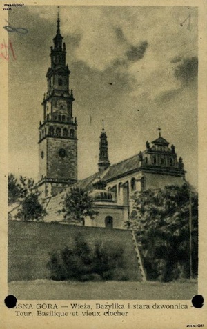 Jasna Góra, kompleks klasztorny, 1950 r. (wyd. Jan Gospodarek w Częstochowie; IPN Ka 03/288, t. 2)
