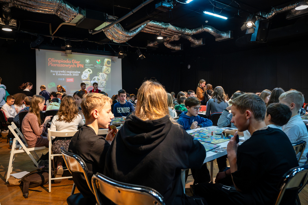 II Olimpiada Gier Planszowych IPN w Katowicach, 23-24 listopada 2023. Fot.: IPN K. Łojko