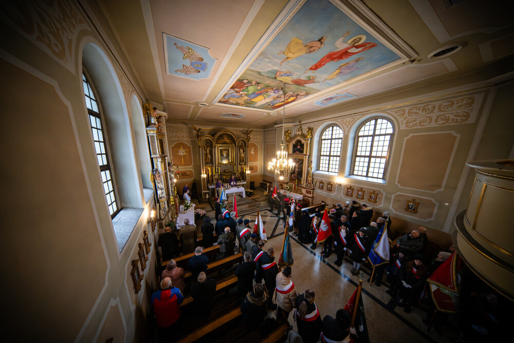 Odsłonięcie grobu powstańca styczniowego ppor. Jakuba Śliża – Żywiec, 25 listopada 2023. Fot.: IPN K. Łojko