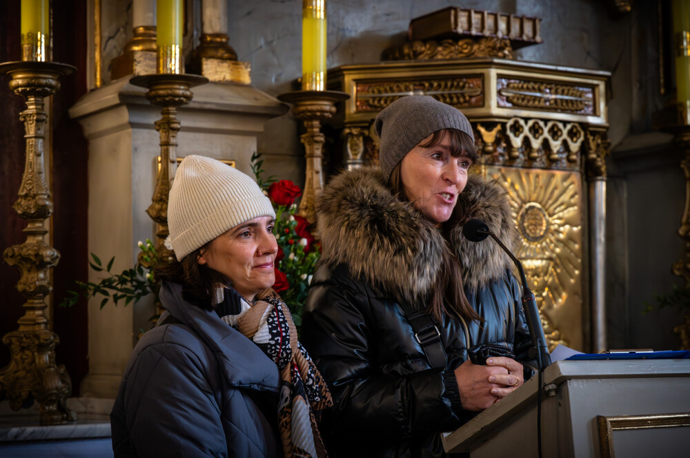 Odsłonięcie grobu powstańca styczniowego ppor. Jakuba Śliża – Żywiec, 25 listopada 2023. Fot.: IPN K. Łojko