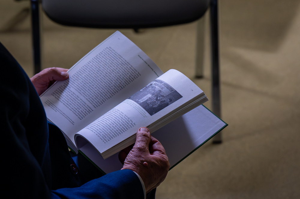 Promocja książki Michała Lutego „Dziesięć lat w Śląsko-Dąbrowskiej »Solidarności«. Wspomnienia z lat 1980–1990“ – Katowice, 7 grudnia 2023. Fot.: IPN K. Łojko