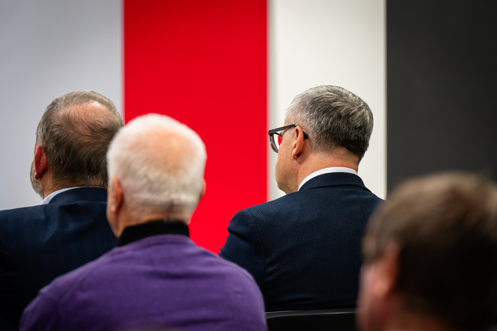 Promocja książki Michała Lutego „Dziesięć lat w Śląsko-Dąbrowskiej »Solidarności«. Wspomnienia z lat 1980–1990“ – Katowice, 7 grudnia 2023. Fot.: IPN K. Łojko