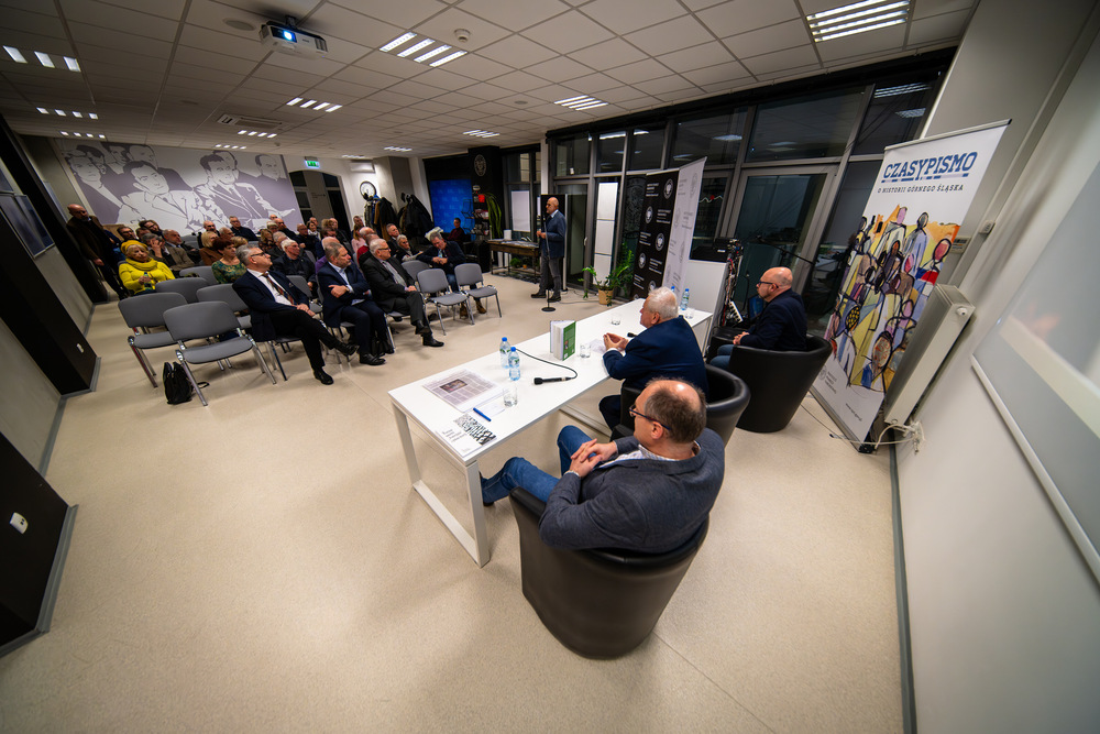 Promocja książki Michała Lutego „Dziesięć lat w Śląsko-Dąbrowskiej »Solidarności«. Wspomnienia z lat 1980–1990“ – Katowice, 7 grudnia 2023. Fot.: IPN K. Łojko