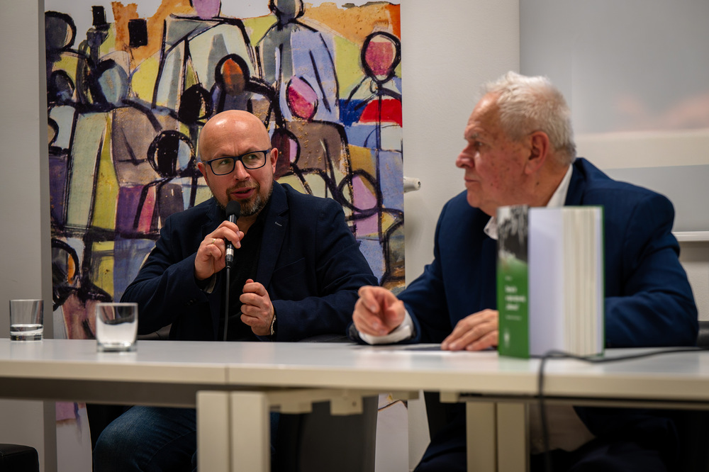 Promocja książki Michała Lutego „Dziesięć lat w Śląsko-Dąbrowskiej »Solidarności«. Wspomnienia z lat 1980–1990“ – Katowice, 7 grudnia 2023. Fot.: IPN K. Łojko