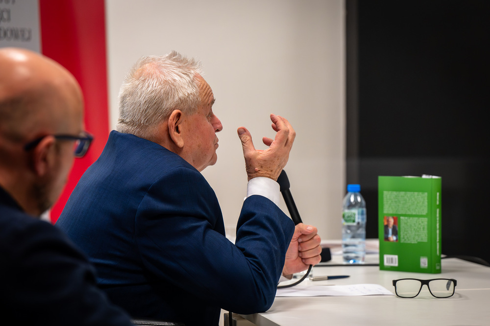 Promocja książki Michała Lutego „Dziesięć lat w Śląsko-Dąbrowskiej »Solidarności«. Wspomnienia z lat 1980–1990“ – Katowice, 7 grudnia 2023. Fot.: IPN K. Łojko