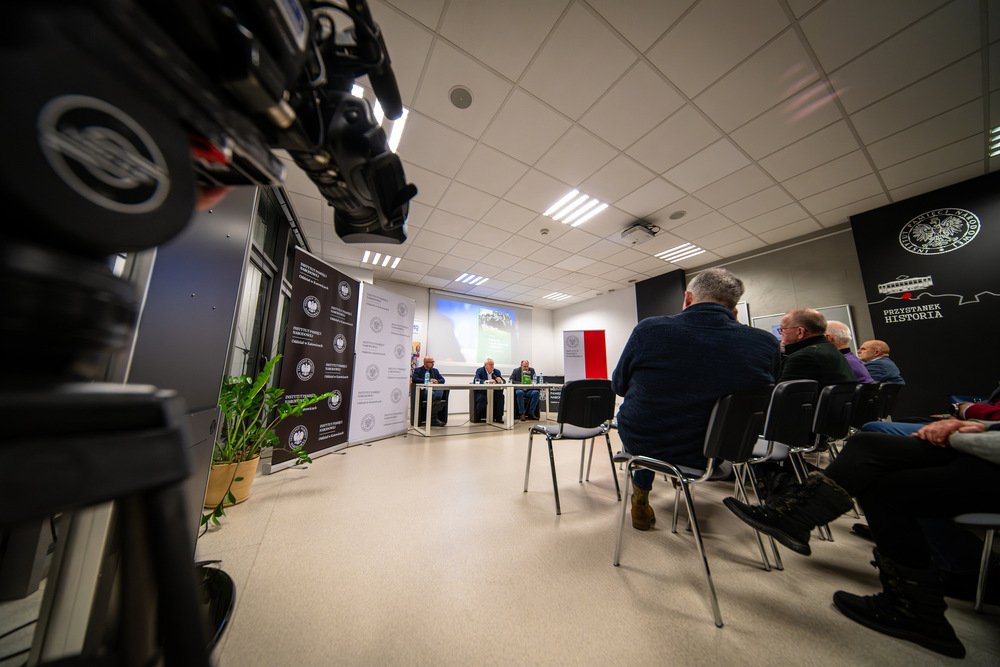 Promocja książki Michała Lutego „Dziesięć lat w Śląsko-Dąbrowskiej »Solidarności«. Wspomnienia z lat 1980–1990“ – Katowice, 7 grudnia 2023. Fot.: IPN K. Łojko