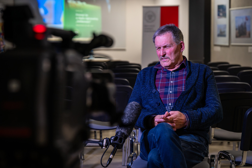 Promocja książki Michała Lutego „Dziesięć lat w Śląsko-Dąbrowskiej »Solidarności«. Wspomnienia z lat 1980–1990“ – Katowice, 7 grudnia 2023. Fot.: IPN K. Łojko