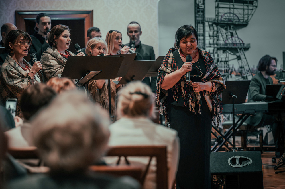Koncert „Tęskni dzioucha do syneczka”– Katowice, 8 grudnia 2023. Fot.: IPN K. Łojko