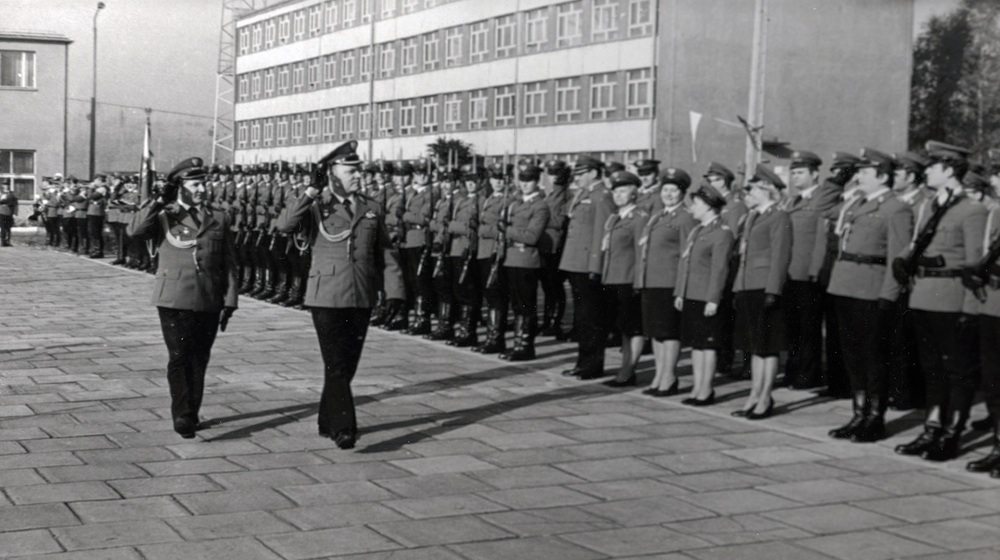 Apel z okazji 35 rocznicy powołania MO i SB, październik 1979 r.