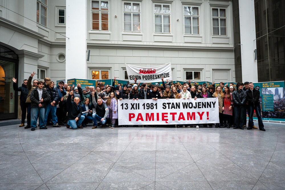 VI Gra Miejska „Tropami Solidarności” – Bielsko-Biała, 9 grudnia 2023. Fot.: K. Łojko