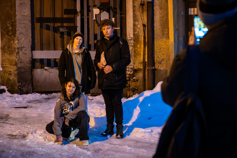 VI Gra Miejska „Tropami Solidarności” – Bielsko-Biała, 9 grudnia 2023. Fot.: K. Łojko