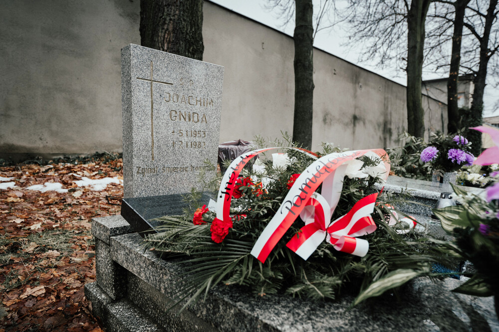 Grób Joachima Gnidy. Fot. Krzysztof Łojko/IPN