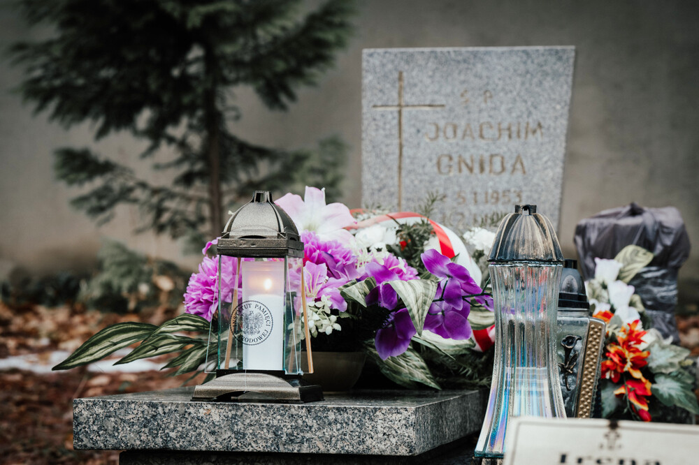 Grób Joachima Gnidy. Fot. Krzysztof Łojko/IPN