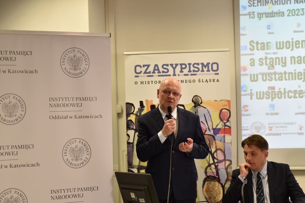 Seminarium naukowe „Stan wojenny 1981–1983 a stany nadzwyczajne w Polsce w ostatniej dekadzie PRL i współcześnie” . Fot. Monika Kobylańska/IPN