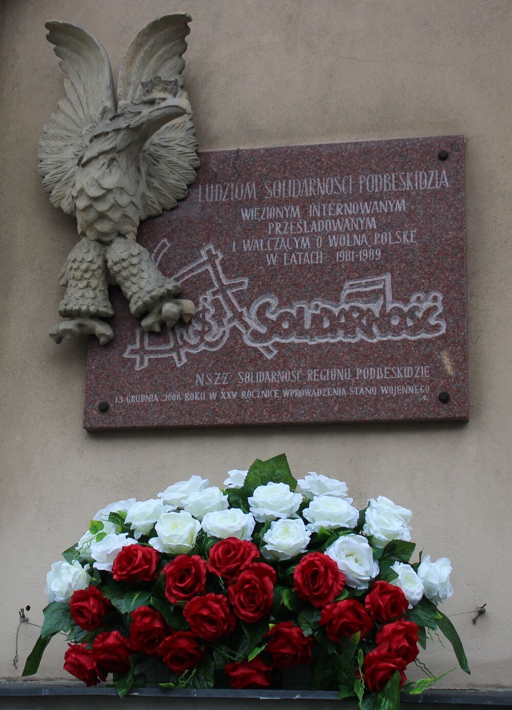 42. rocznica wprowadzenia stanu wojennego w Bielsku-Białej. Fot. Artur Kasprzykowski/IPN