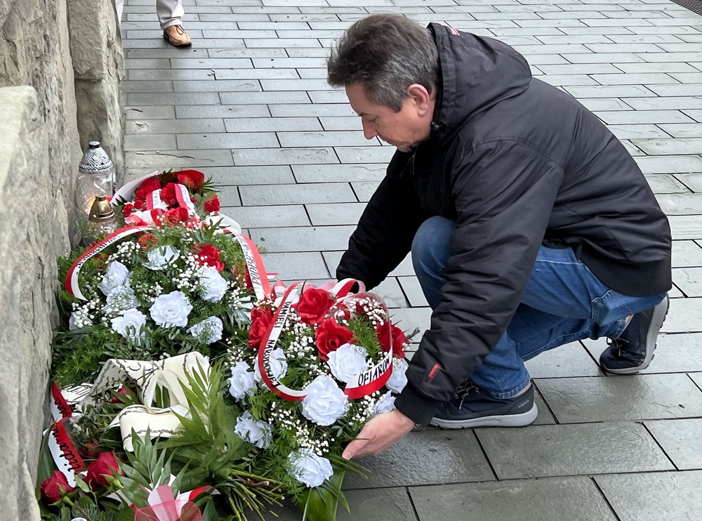 42. rocznica wprowadzenia stanu wojennego w Bielsku-Białej. Fot. Artur Kasprzykowski/IPN