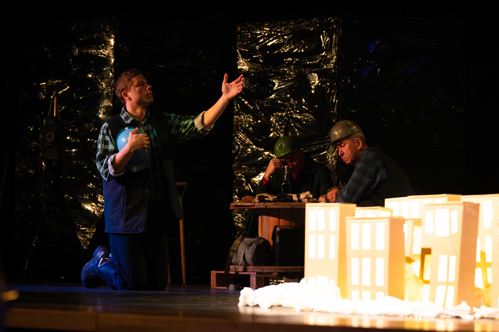 Spektakl „Wilijo na poziomie 650” oraz spotkanie z uczestnikami strajku w KWK „Ziemowit” - Chorzów, 14 grudnia 2023. Fot.: IPN K. Łojko