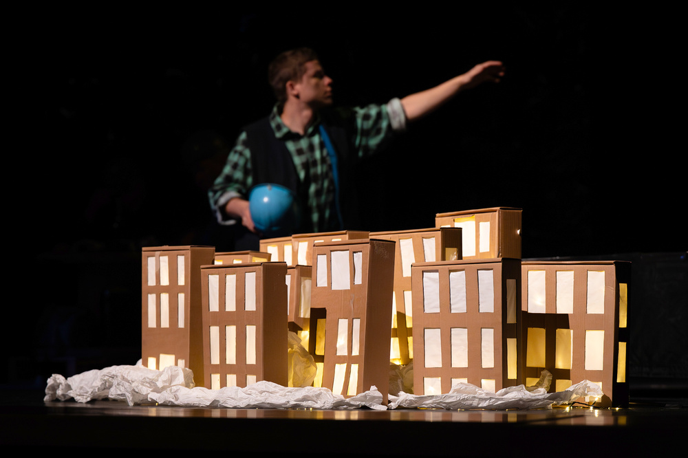 Spektakl „Wilijo na poziomie 650” oraz spotkanie z uczestnikami strajku w KWK „Ziemowit” - Chorzów, 14 grudnia 2023. Fot.: IPN K. Łojko