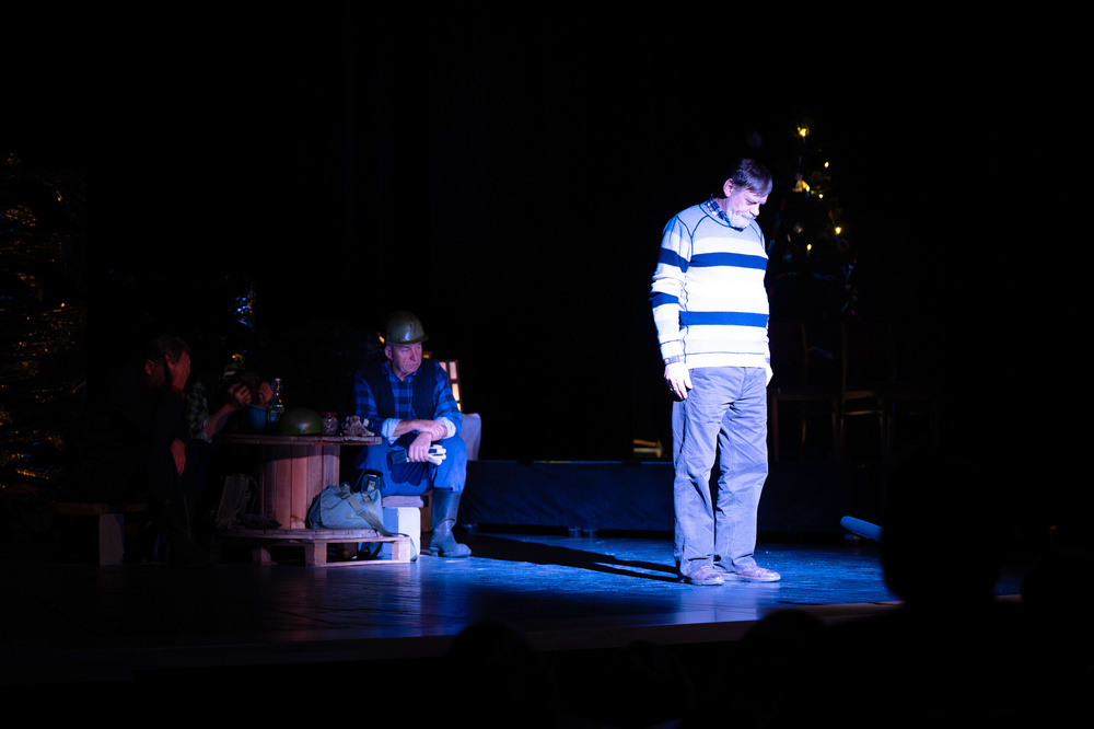 Spektakl „Wilijo na poziomie 650” oraz spotkanie z uczestnikami strajku w KWK „Ziemowit” - Chorzów, 14 grudnia 2023. Fot.: IPN K. Łojko