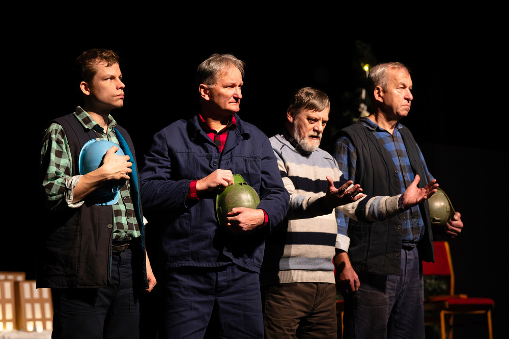 Spektakl „Wilijo na poziomie 650” oraz spotkanie z uczestnikami strajku w KWK „Ziemowit” - Chorzów, 14 grudnia 2023. Fot.: IPN K. Łojko