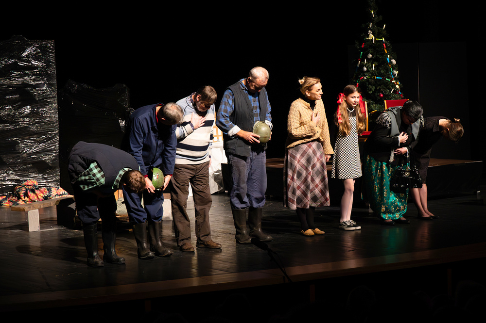 Spektakl „Wilijo na poziomie 650” oraz spotkanie z uczestnikami strajku w KWK „Ziemowit” - Chorzów, 14 grudnia 2023. Fot.: IPN K. Łojko